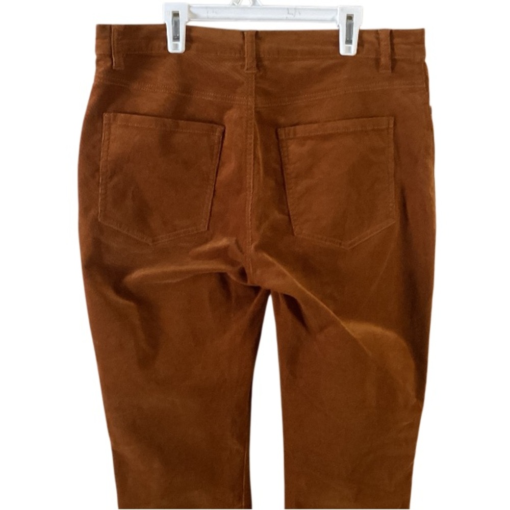cabi Velveteen Corduroy Carmel Brown Button fly Pants 8 - Picture 5 of 8